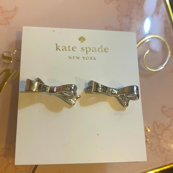 kate spade Jewelry - Kate Spade Bow Earrings NWT